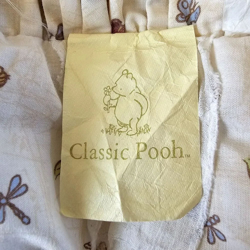 Disney Classic Pooh Crib Comforter Baby Blanket Nursery Wall Decor Piglet Tigger